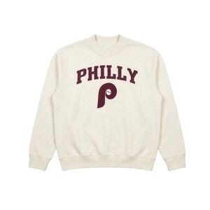 Philadelphia Phillies Mothers Day 2026 Stadium Giveaway Sweatshirt Cream L SGA
